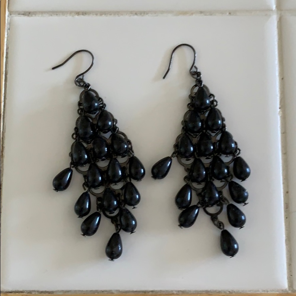 Black earrings